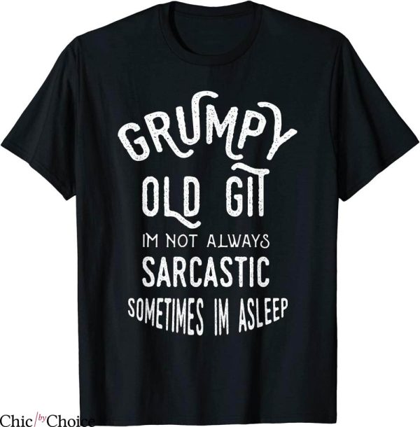 Grumpy Old Git T-Shirt Motorcycle Idea Humor Vintage
