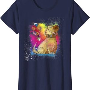 Hey Duggee T-Shirt Pixar Up Dug Watercolor Portrait Graphic