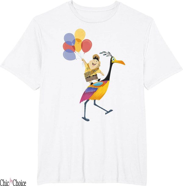 Hey Duggee T-Shirt Pixar Up Russell Balloons On Kevin