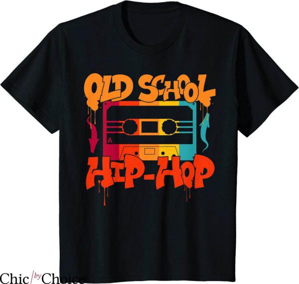 Hip Hop T-Shirt Old School Hip Hop Vintage Graffiti Cassette
