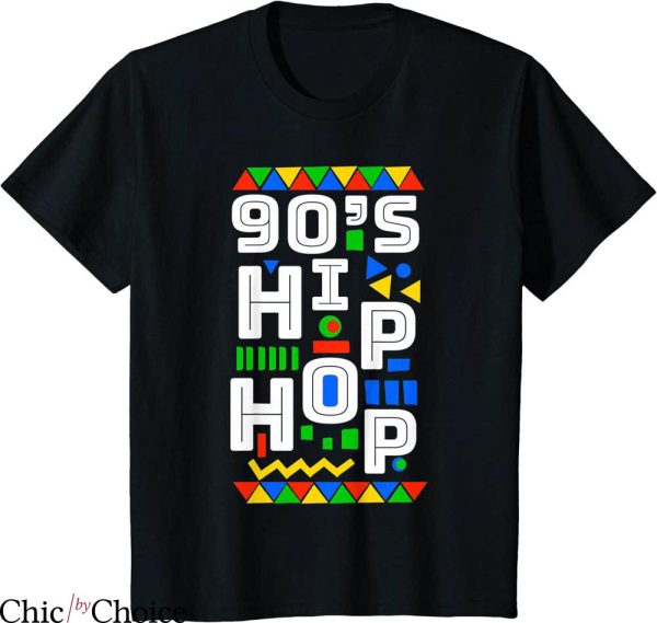 Hip Hop T-Shirt Vibes Retro Vintage Pattern 90’s Dancing