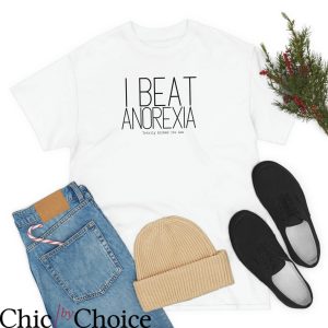 I Beat Anorexia T-Shirt The Low Carb Carnivore Vegan Humor
