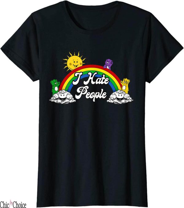 I Hate People T-Shirt Retro Funny Gift