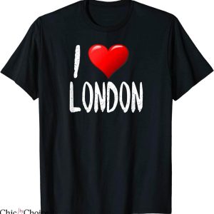 I Love London T-Shirt I Heart Great Britain Souvenir Tee