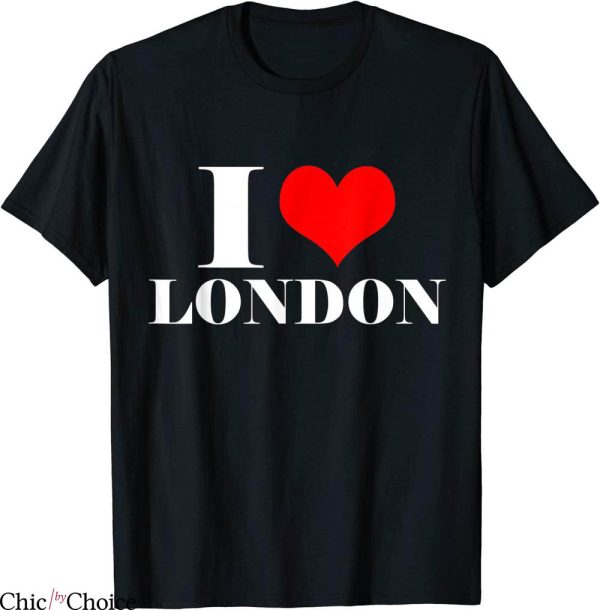 I Love London T-Shirt I Heart London Great Britain Tee