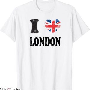 I Love London T-Shirt London England Vintage Souvenirs Tee