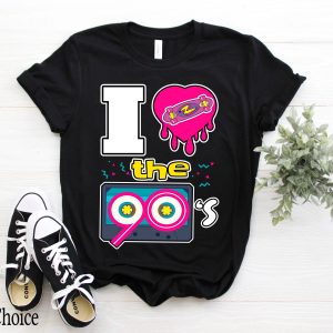 I love 90s T Shirt Cute Lover Retro Born In The 90s Shirt