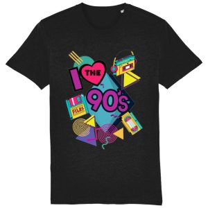I love 90s T Shirt Retro 90s Style Vintage T Shirt