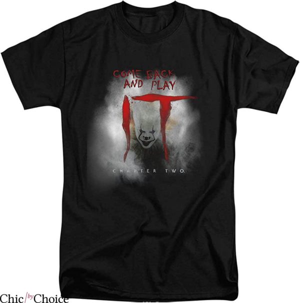 IT Chapter 2 T-Shirt Fog Horror Movie Characters Scary Tee