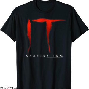 IT Chapter 2 T-Shirt Logo Horror Movie Characters Scary Tee