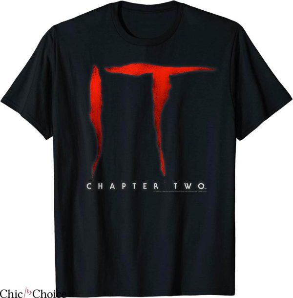 IT Chapter 2 T-Shirt Logo Horror Movie Characters Scary Tee