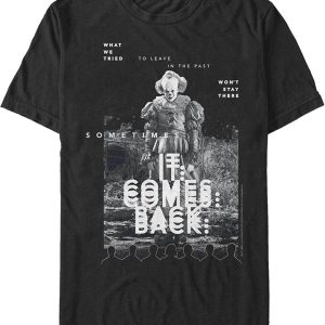 IT Chapter 2 T-Shirt Pennywise Glitch Horror Film Character