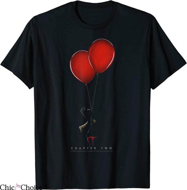 IT Chapter 2 T-Shirt Red Balloons Logo Halloween Scary Tee