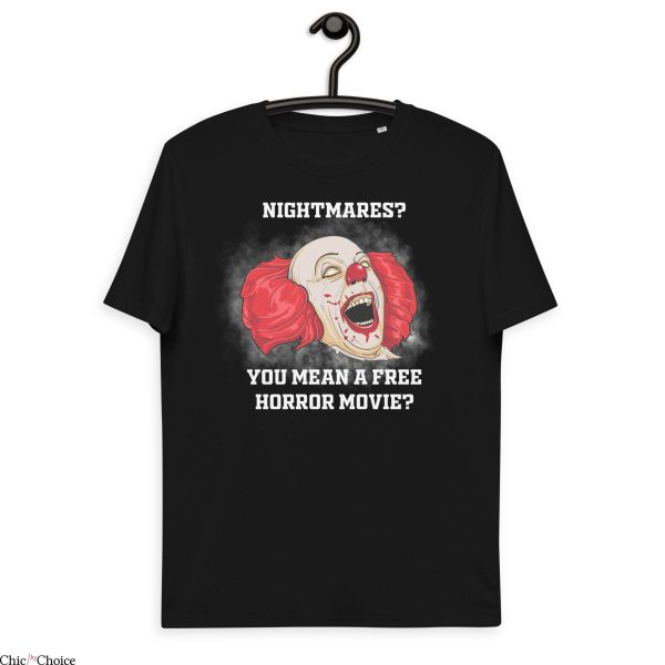IT The Clown T-Shirt Nightmare Pennywise Clown Horror