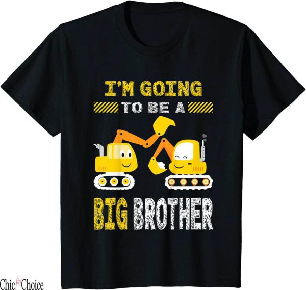 Im Going To Be A Big Brother T-Shirt Cartoon Animal
