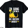 Im Going To Be A Big Brother T-Shirt Dinosaur Dino