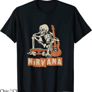 In Utero T-Shirt Funny Nirvana Skateboard Skeleton For Fan