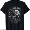 Iron Maiden T-Shirt Number Of The Beast Greyscale Tee