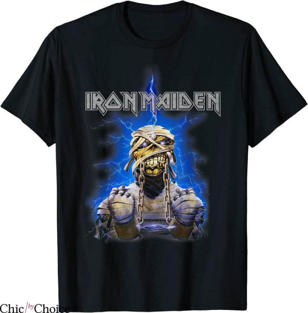 Iron Maiden T-Shirt Powerslave Mummy Heavy Metal Band
