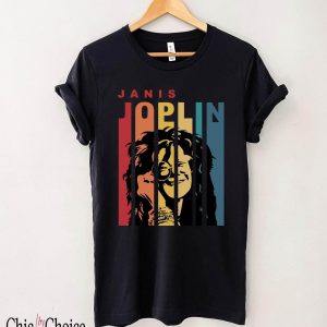Janis Joplin T Shirt Retro Vintage Music 90s T Shirt