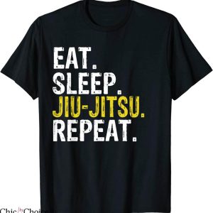 Jiu Jitsu T-Shirt Eat Sleep Jiu-Jitsu Repeat Brazilian Tee
