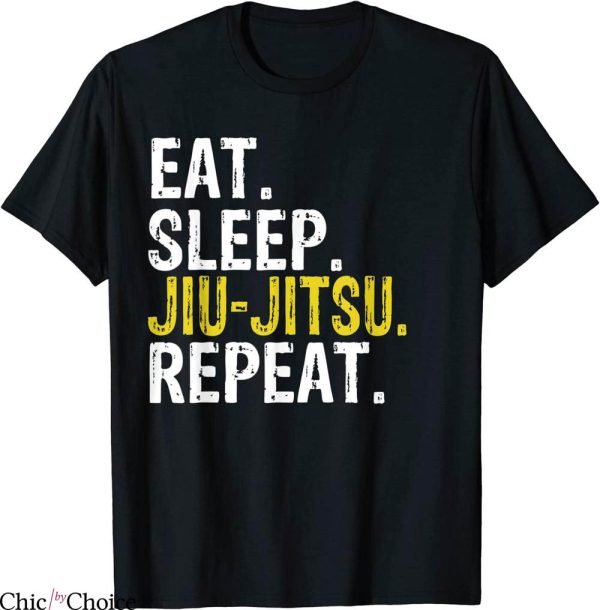 Jiu Jitsu T-Shirt Eat Sleep Jiu-Jitsu Repeat Brazilian Tee