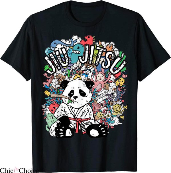 Jiu Jitsu T-Shirt Panda Brazilian Martial Arts Trendy