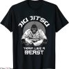 Jiu Jitsu T-Shirt Train Like A Beast BJJ Grappling MMA