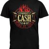 Johnny Cash T-shirt Mens Ring Of Fire Country Rock And Roll
