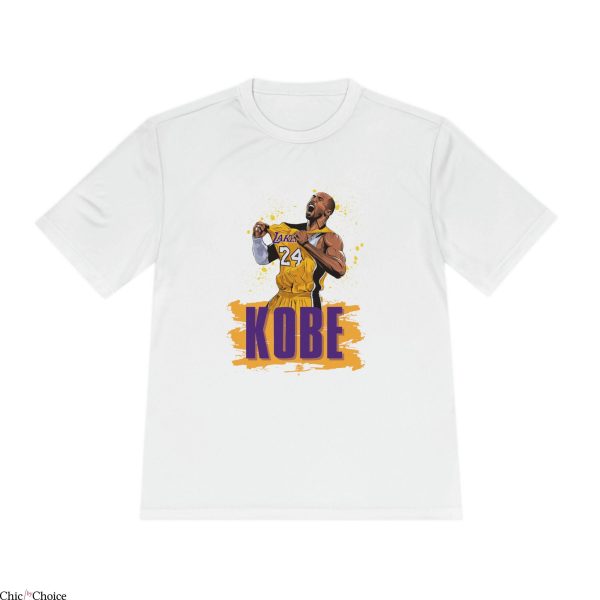 Kobe Bryant T-Shirt Lakers Basketball Workout Black Mamba