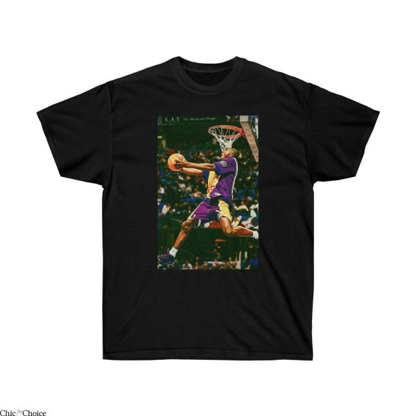 Kobe Bryant T-Shirt Reverse Dunk Black Mamba Basketball