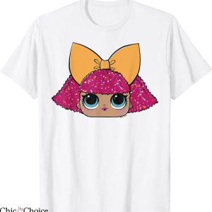 LOL Doll Birthday T-Shirt LOL Surprise Glitter Queen Face