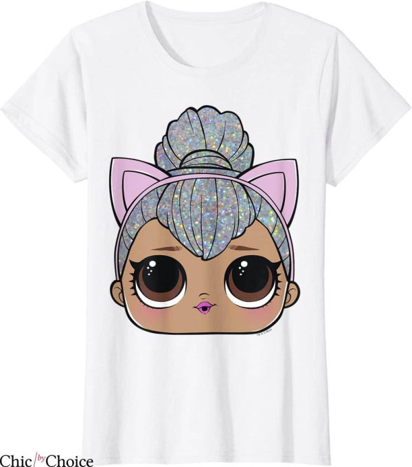 LOL Doll Birthday T-Shirt LOL Surprise Kitty Queen Big Face
