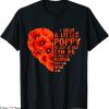 Lest We Forget T-Shirt Veteran Day Red Poppy Flower Veterans