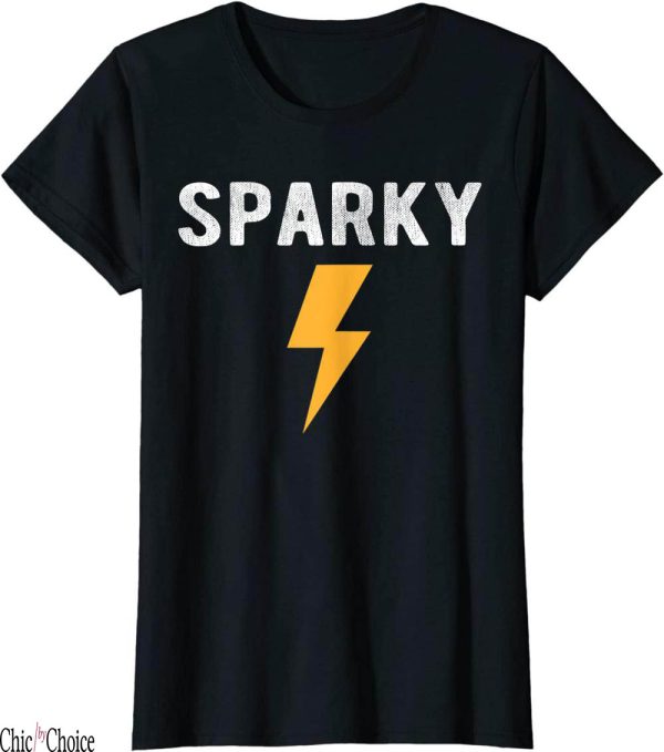 Lightning Bolt T-Shirt Electrician Gift Sparky Nickname