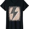Lightning Bolt T-Shirt Leopard Cheetah Thunder Print Cool