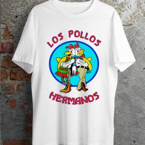 Los Pollos Hermanos T-Shirt Breaking Bad Movie Poster Tee