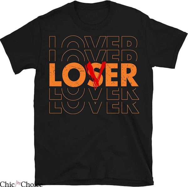 Lover Loser T-Shirt Funny Vintage Retro Gothic Aesthetic Tee