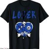 Lover Loser T-Shirt Heart Matching 5 Racer Blue Trendy Tee