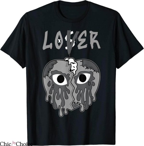 Lover Loser T-Shirt Stealth 12s Heart Crying Retro Matching