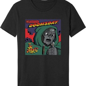 MF Doom T-Shirt Cool Hip-Hop Style Rapper Producer Fans Tee