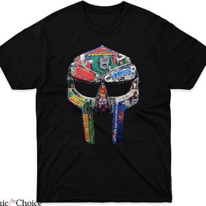 MF Doom T-Shirt Funny Hip Hop Rap Rapper Producer Fans Tee