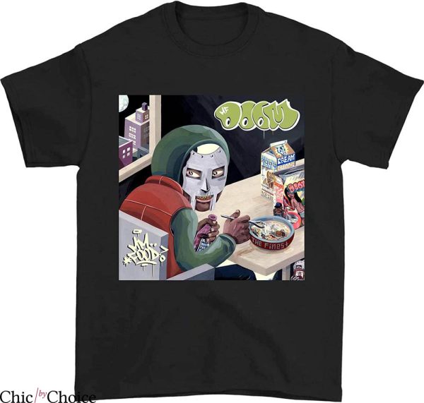 MF Doom T-Shirt Mm. Food Classic Rapper Producer Fans Tee