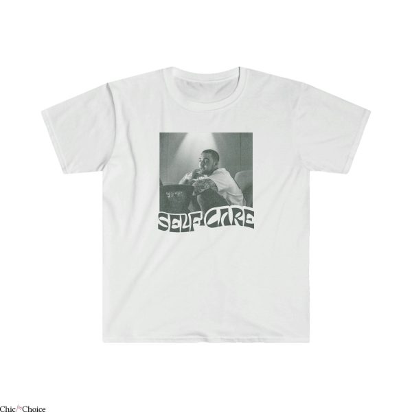 Mac Miller T-Shirt Self Care Rap Hip-Hop Album Merch Tee