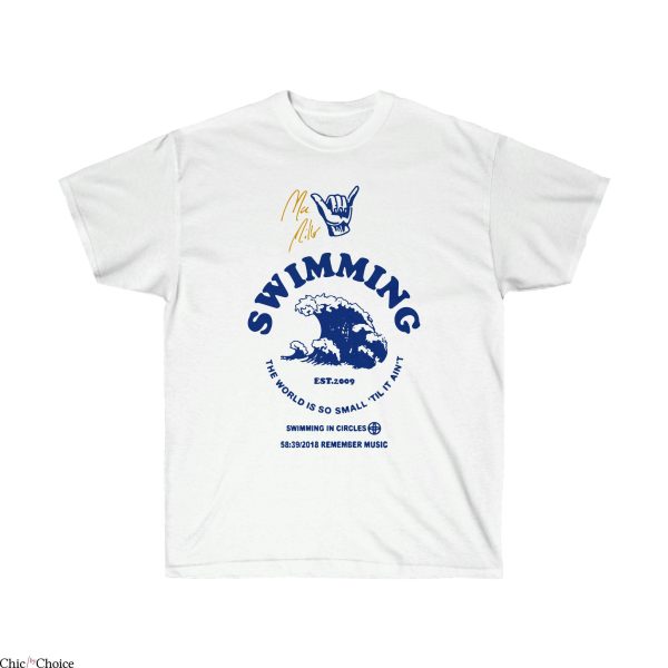 Mac Miller T-Shirt Swimming Retro Vintage Rapper Style Tee