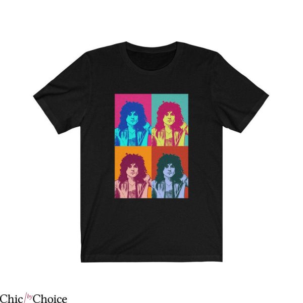 Marc Bolan T-Shirt T Rex Glam Rock Pop Art Electric Warrior