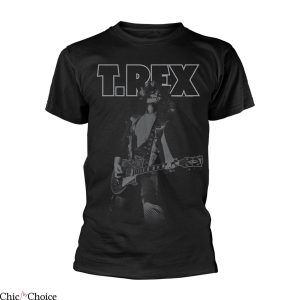 Marc Bolan T-Shirt T-Rex Guitar Pose Rock Guitarist Singer