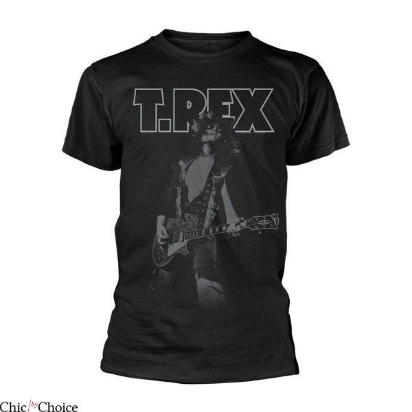 Marc Bolan T-Shirt T-Rex Guitar Pose Rock Guitarist Singer