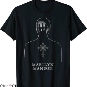 Marilyn Manson T-shirt Chaos Cross Hand Punk Rock Cool