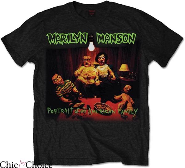 Marilyn Manson T-shirt Portrait Of An American Family Rock